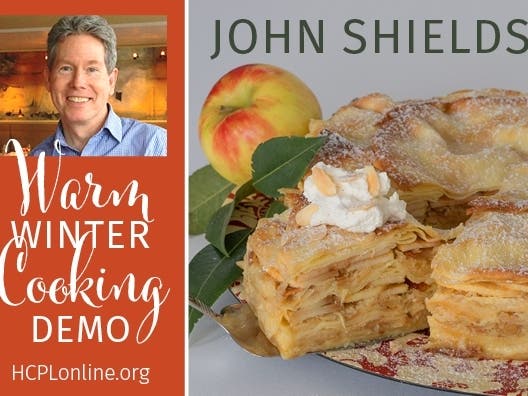 Harford County Public Library welcomes back chef, author and television personality John Shields for a virtual warm winter cooking demo on Thursday, February 25, from 7 to 8 p.m. 