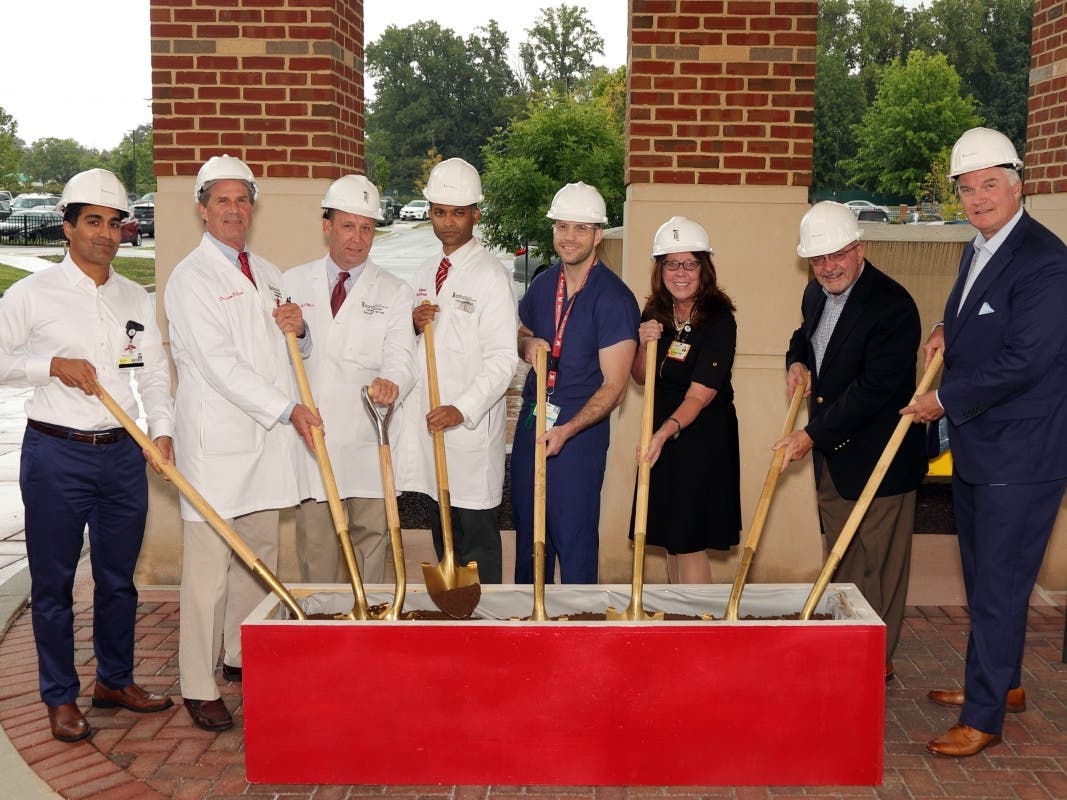 University of Maryland Upper Chesapeake Health held a groundbreaking for the ambulatory surgery center at the Bel Air campus.