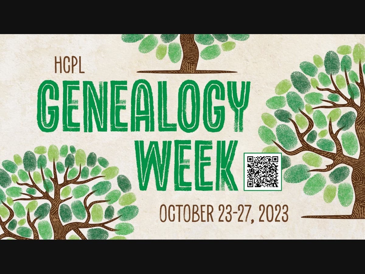 Harford County Public Library celebrates Genealogy Week by hosting five programs the week of October 23. 