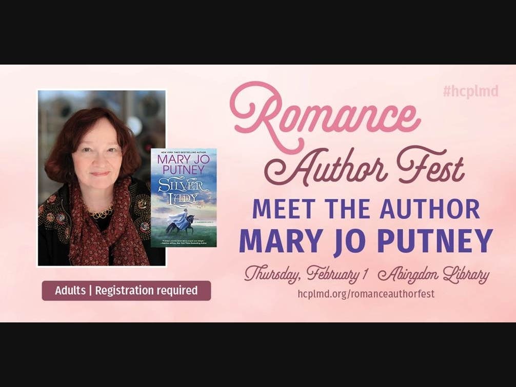 Harford County Public Library’s Romance Author Fest takes place Thursday, February 1, at the Abingdon Library.