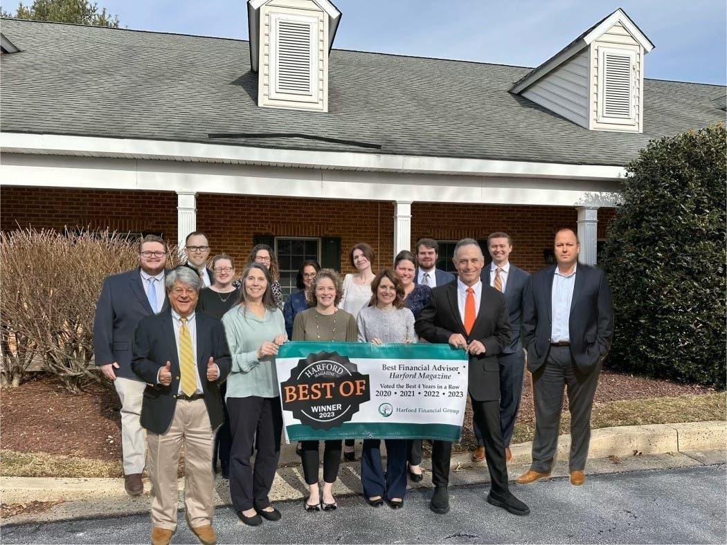 Harford Financial Group was voted Best Financial Adviser for the fourth consecutive year by the readers of Harford Magazine.