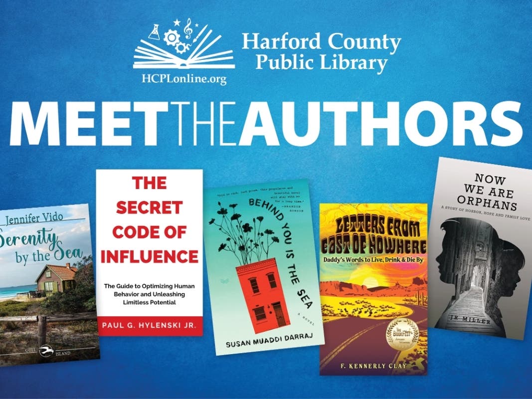 Harford County Public is hosting several Meet the Author events in the fall.