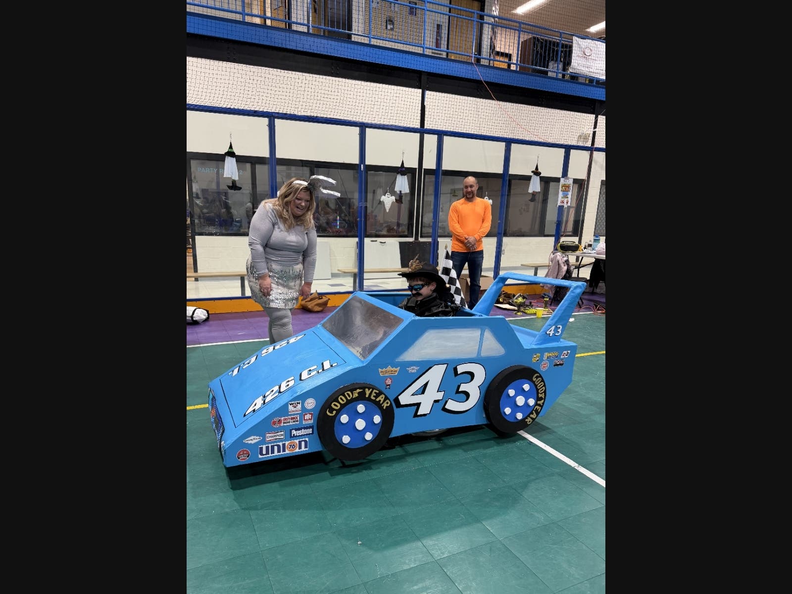 Joseph Hughes’ costume at Harford County Public Library’s Inclusive Trunk or Treat on October 3 was Richard Petty in his 1970 Plymouth Superbird race car, built by the Lipford Family and Harford County Public Library Foundation.