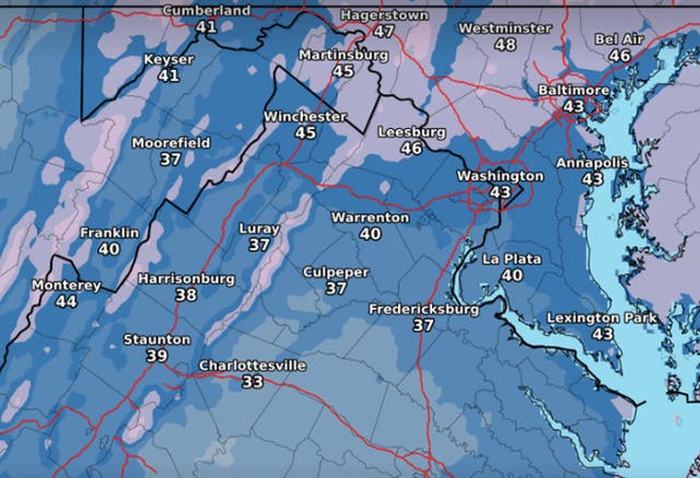 50 MPH Winds Rain To Batter Maryland Weather Alert Annapolis MD Patch