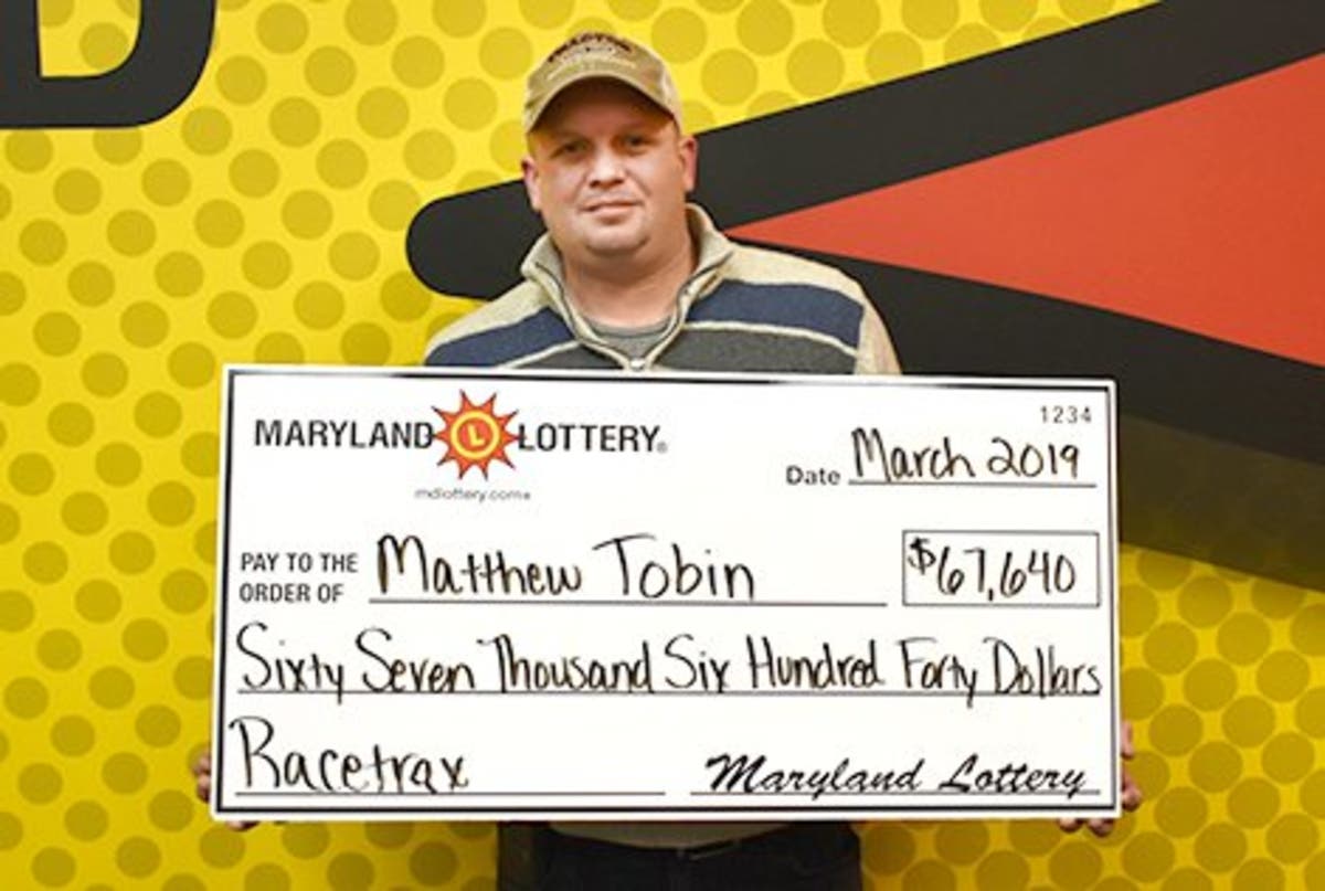 Matthew Tobin of Crownsville plans to pay bills and set aside money for his daughter after winning a lottery game.