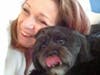"Parker came to see me in Shock Trauma and is simply the most devoted dog I've ever known," said owner Lori Abercrombie.