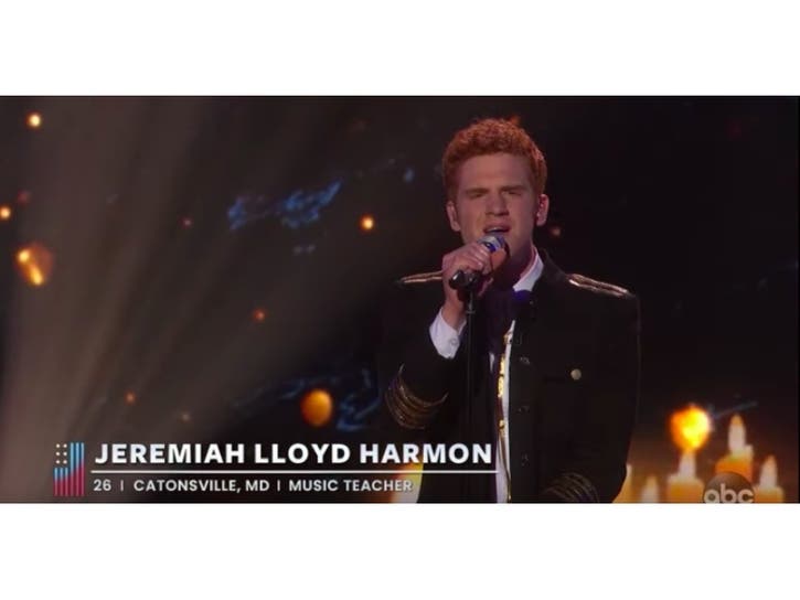 Jeremiah Harmon performed "Candle on the Water" on "American Idol" last weekend.