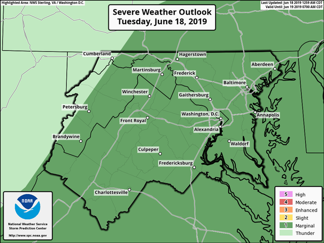 Severe Thunderstorm Watch, Flash Flood Watch Issued For NoVA, DC ...