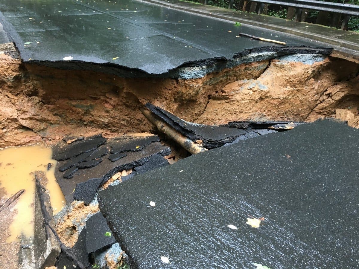 Montgomery County DOT crews have made repairs to let Potomac residents reach their homes after a sinkhole opened.