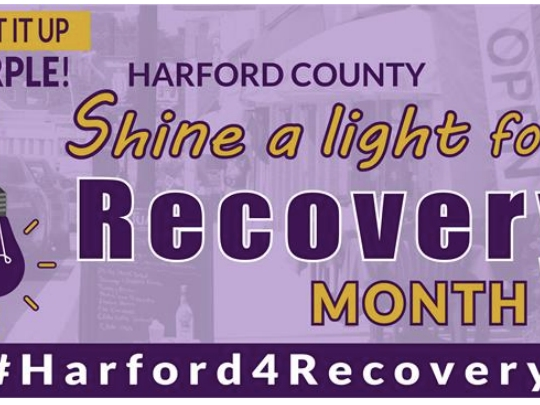 Harford County has planned a crab feast, race, speakers, billboards and more in September to celebrate recovery from addiction.