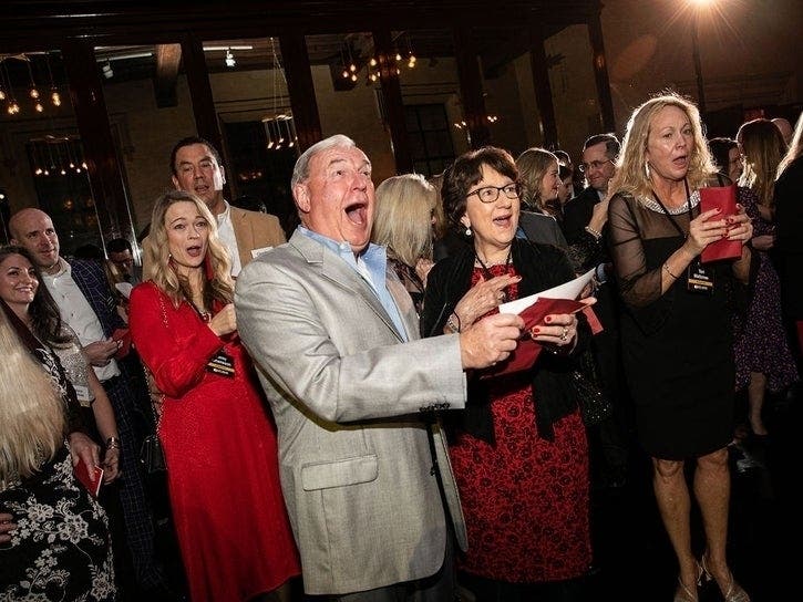Employees of St. John Properties were stunned at their holiday party at The Grand in Baltimore would they were told they would divide a $10 million bonus.