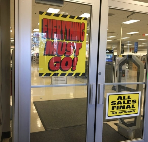 A liquidation sale is happening at the Sears store in Seven Corners following a recent round of closures impacting other Virginia stores.
