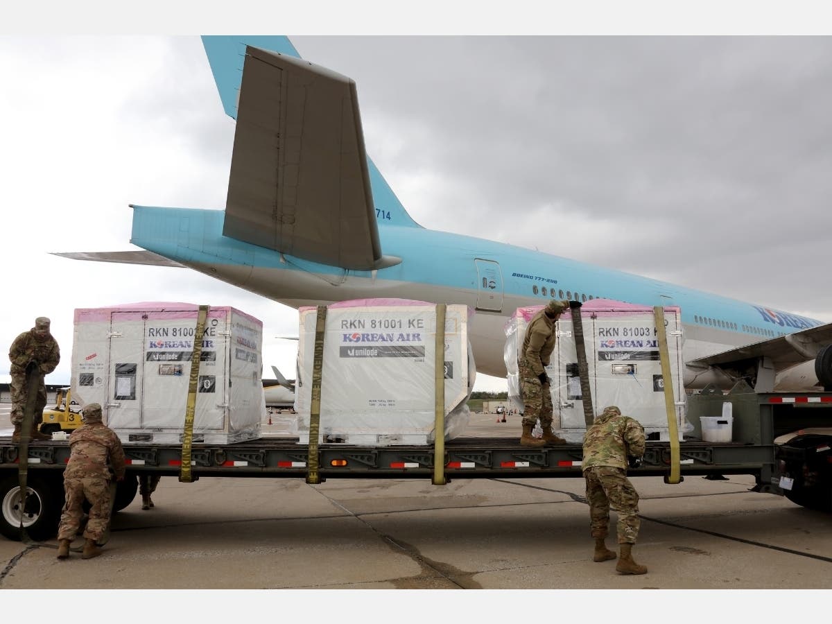 A South Korean passenger plane on Saturday brought coronavirus test kits to Maryland. President Trump said Gov. Larry Hogan didn't understand that there is coronavirus testing available at Maryland labs.