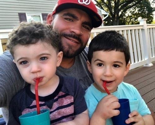 Chris Markomanolakis of Annapolis is the best mega block skyscraper builder in the world say his sons, Gus and Max Markomanolakis.