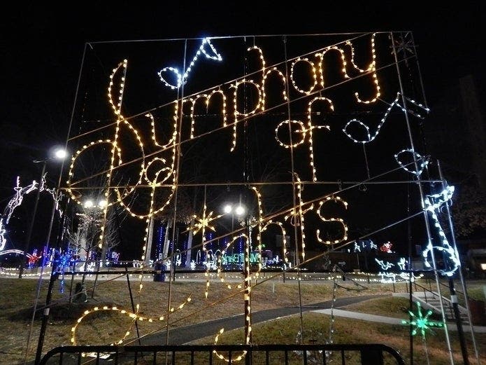 The Symphony of Lights — a tradition for more than 25 years — is set at Merriweather Post Pavilion in Columbia. The lights went on Nov. 25 and are open through Jan. 2. 