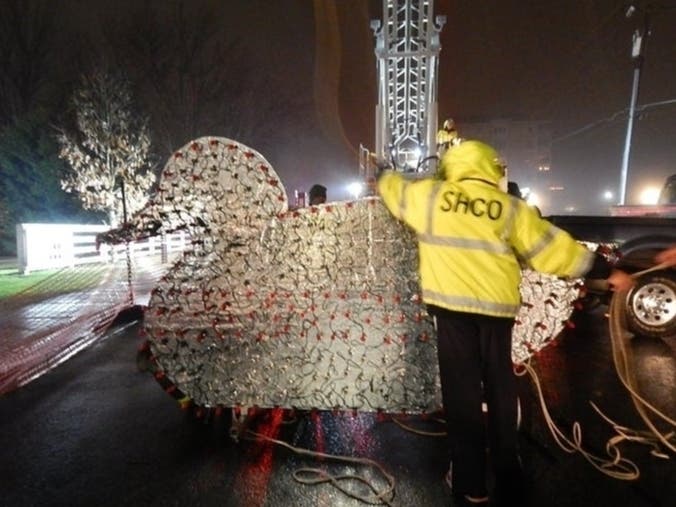 The Susquehanna Hose Company coordinates the duck drop in Havre de Grace.