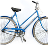 Baltimore attorney Barry Glazer paid $80,000 for this blue Raleigh Traveller bicycle the late Princess Diana rode around Kensington, London, in her single days. He plans to use it in an anti-royalty statement, reports said.