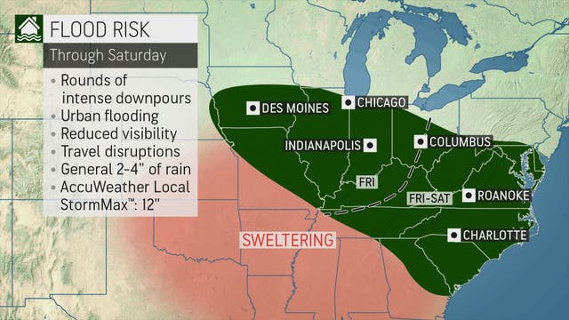 NoVA, DC Weather: 4 To 7 Inches Of Rain Possible, Flood Watch Issued ...