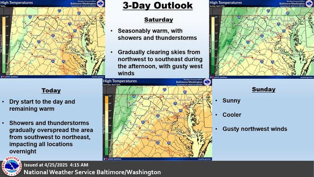 Incoming Storms To Bring Change To Maryland Weather | Across Maryland ...