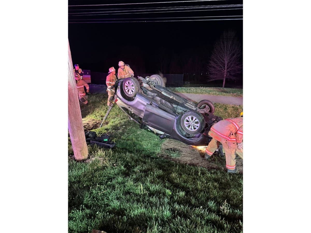 A driver trapped in their vehicle was extricated by Montgomery County Fire and Rescue crews following a Clarksburg crash Saturday night.