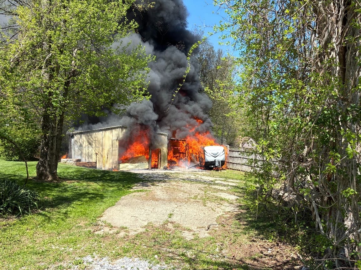 A fire in a Carroll County barn caused an estimated $50,000 damage, according to the Maryland state fire marshal.
