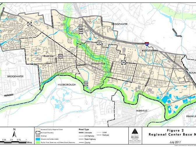 Map of the Somerset County Regional Center