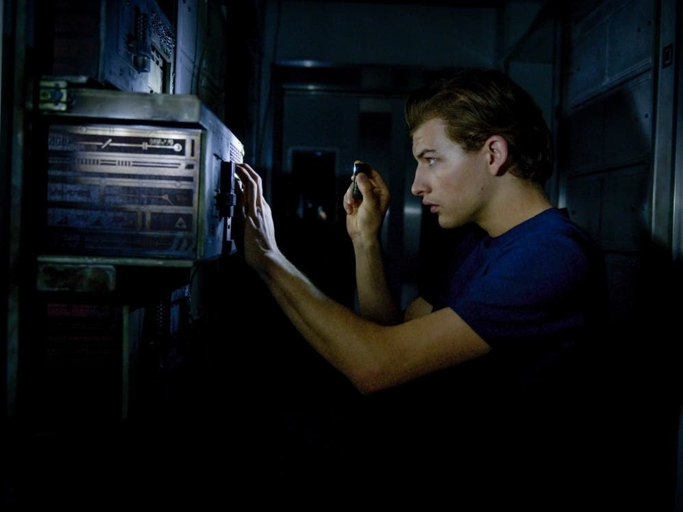 Tye Sheridan in "Voyagers."