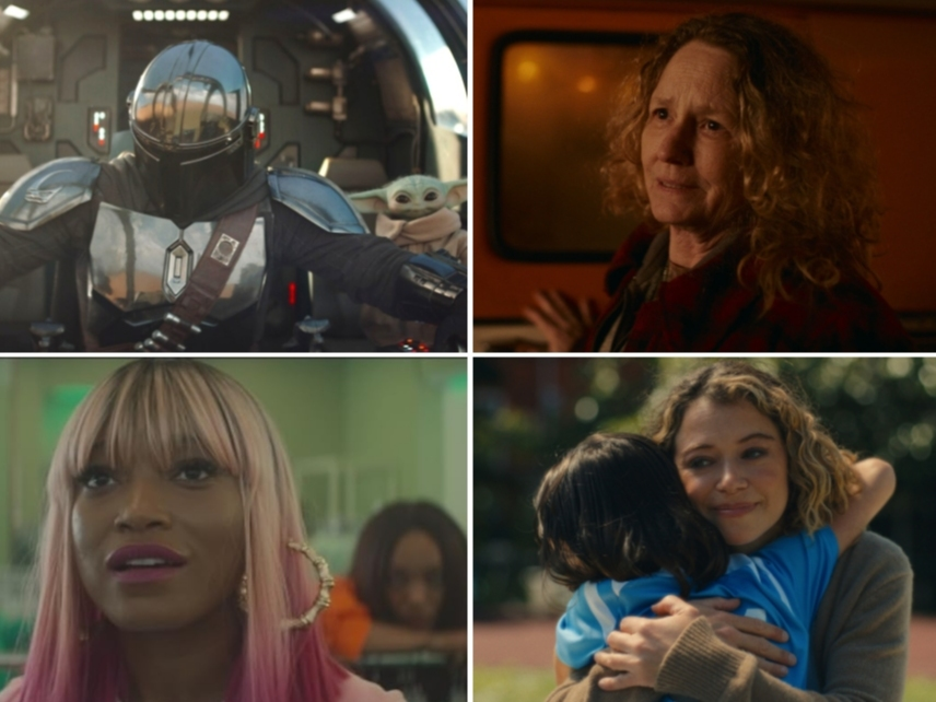 "The Mandalorian and Grogu," "Passenger," "Maximum Pleasure Guaranteed," "I Love Boosters," "The Boroughs."