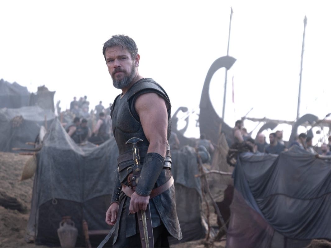 Matt Damon in "The Odyssey."