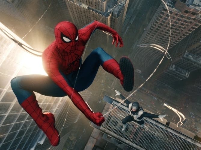 Tom Holland as Spider-Man in "Spider-Man: Brand New Day."