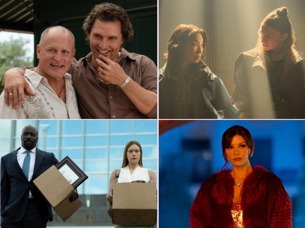 (Clockwise from top) "Brothers," "Blade Runner 2099," "Kill Jackie" and "Cupertino"