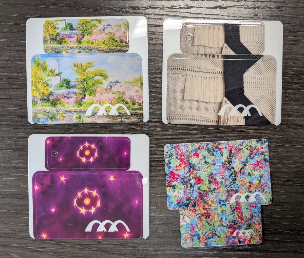 Top Row, Left to Row: Artists William Palm and Kelly Renee Arte; Bottom Row, Shen Rosen and Sam Mooney