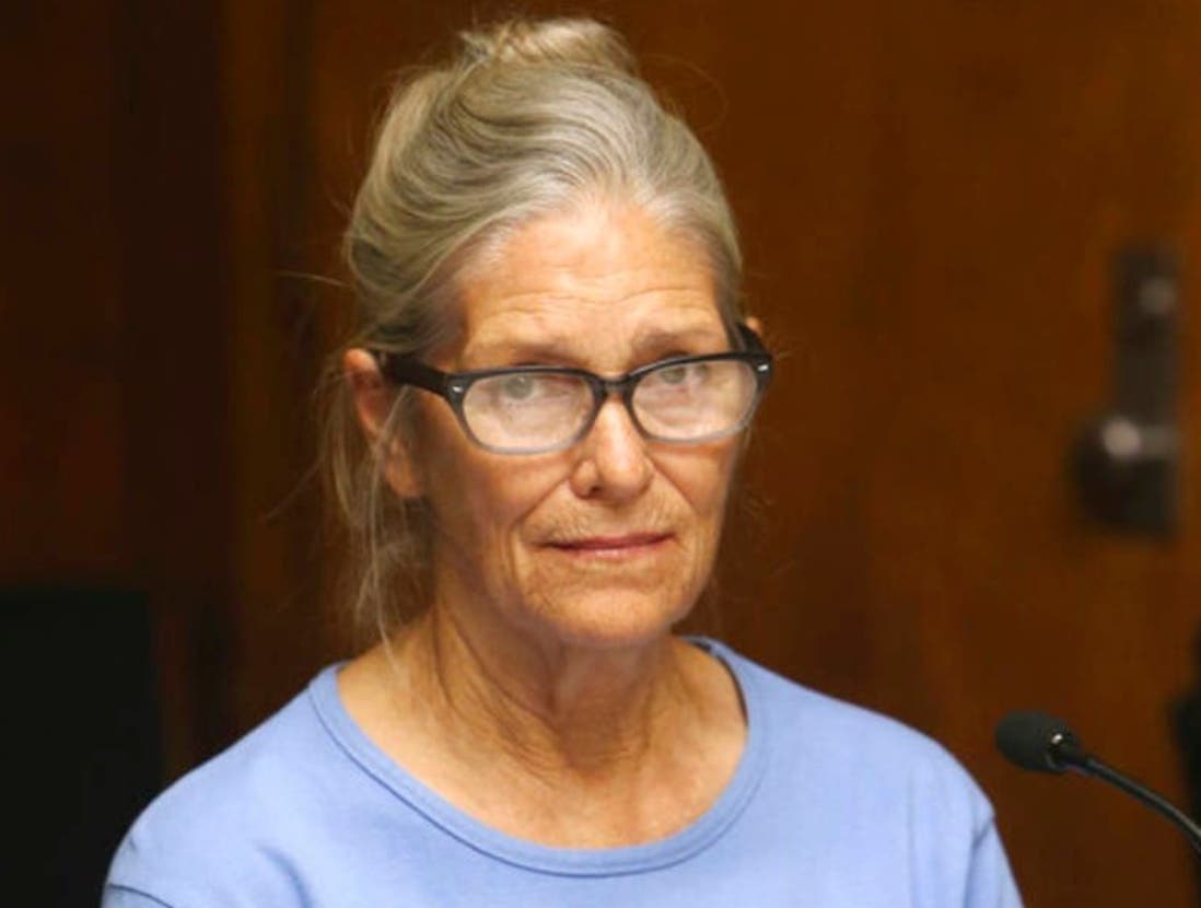 This Sept. 6, 2017 file photo shows Leslie Van Houten at her parole hearing at the California Institution for Women.