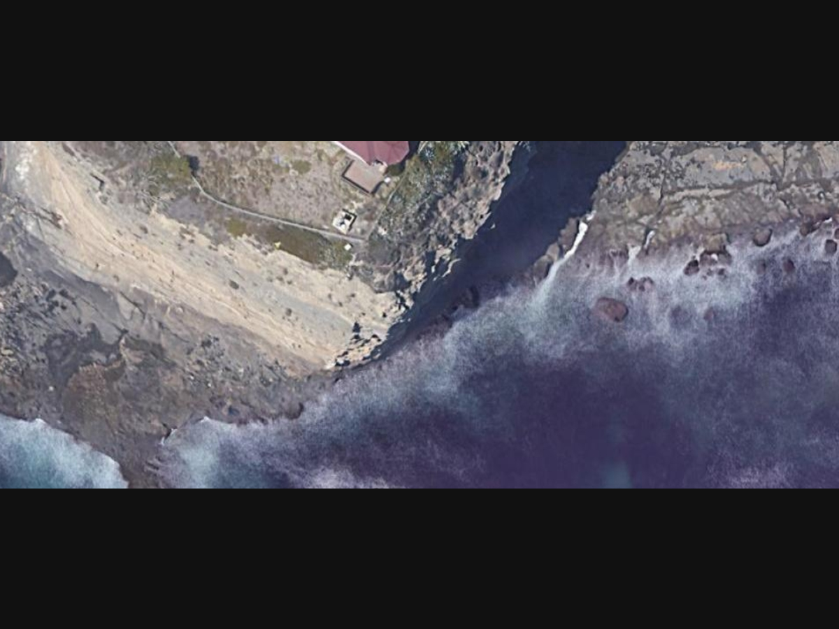 Point Fermin Park near where the bodies of a young man and woman were found at the bottom of a cliff Monday.