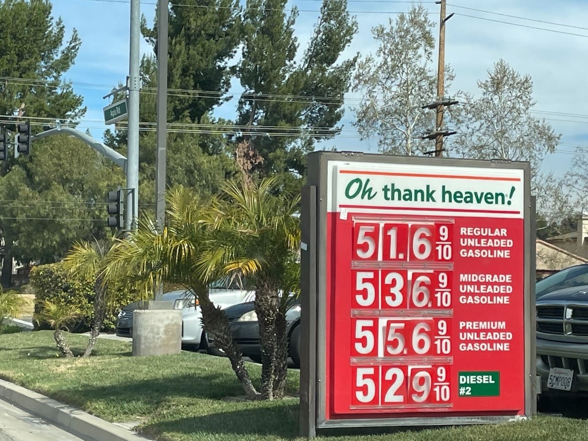 'Out Of Control' CA Gas Prices Reach Unprecedented Levels Los