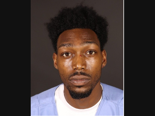 Cyree Jamal Carter, 23, of Inglewood, is one of two people suspected of pulling up alongside victims on Highland Avenue, attempting to rob them at gunpoint and giving chase, leading to a multi-vehicle pileup.