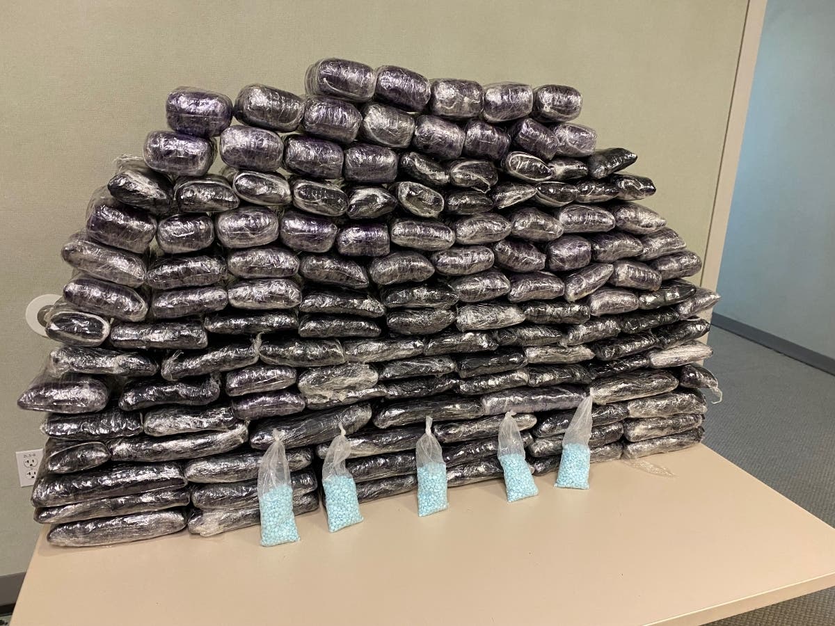 The U.S. Drug Enforcement Administration seized roughly $1 million fentany-laced pills in a Los Angeles County raid this month.
