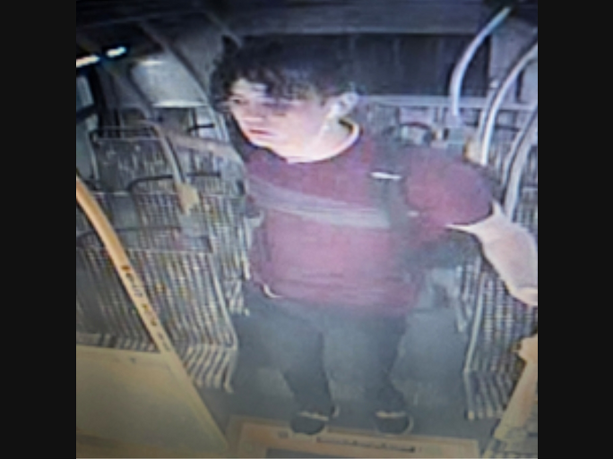 Police are looking for this man in connection with the stabbing of a bus driver in Woodland Hills Wednesday. The suspect was described as a 6-foot tall man, approximately 21 years old, with blonde curly hair and a thin build.