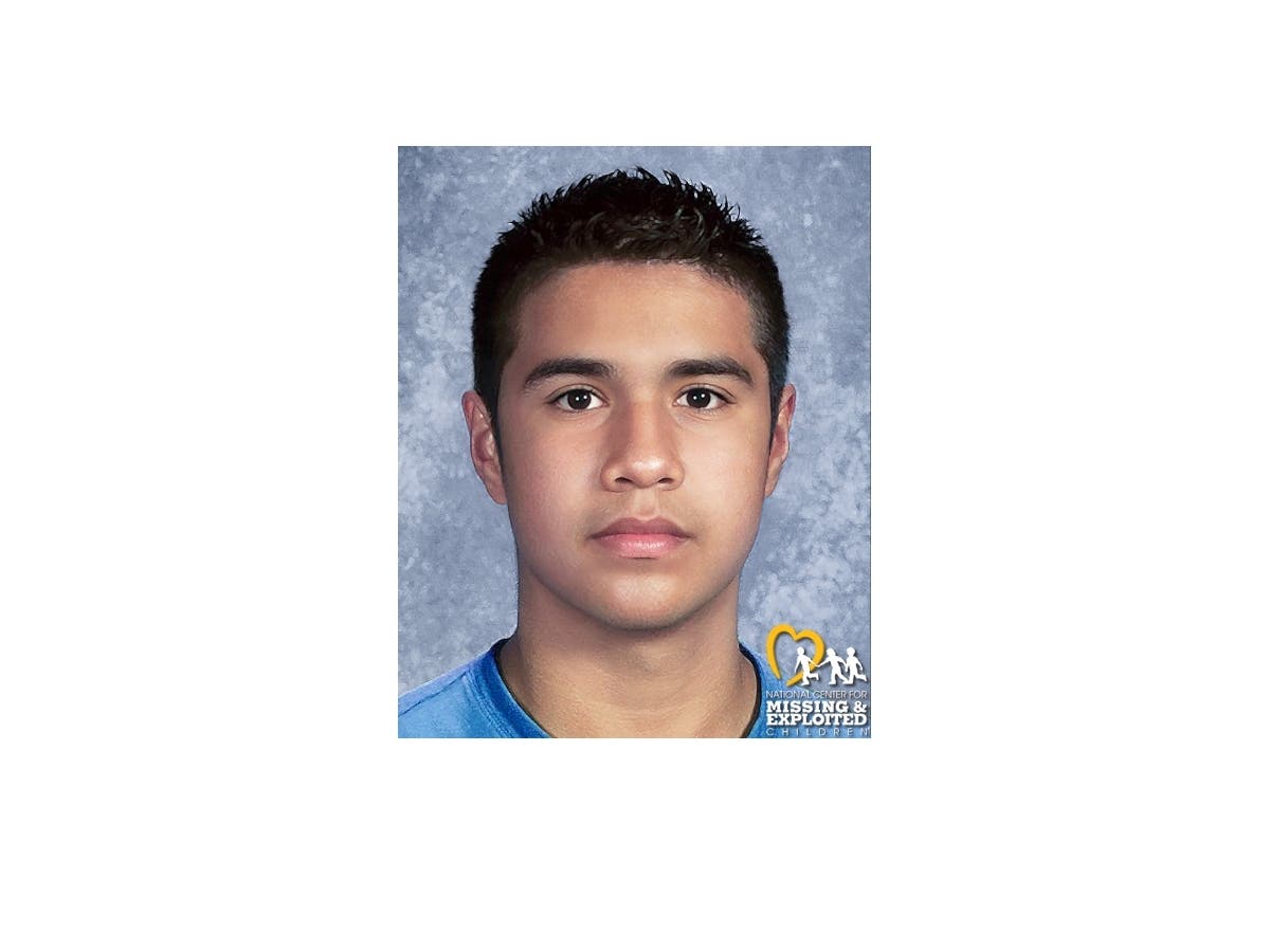 An updated age-progression photo of Joshua Keshaba Sierra Garcia​, who was kidnapped and his 14-year-old babysitter murdered ​as his family traveled to Mexico for his christening in 2003, according to the FBI. He would be would be 21-years-old today.