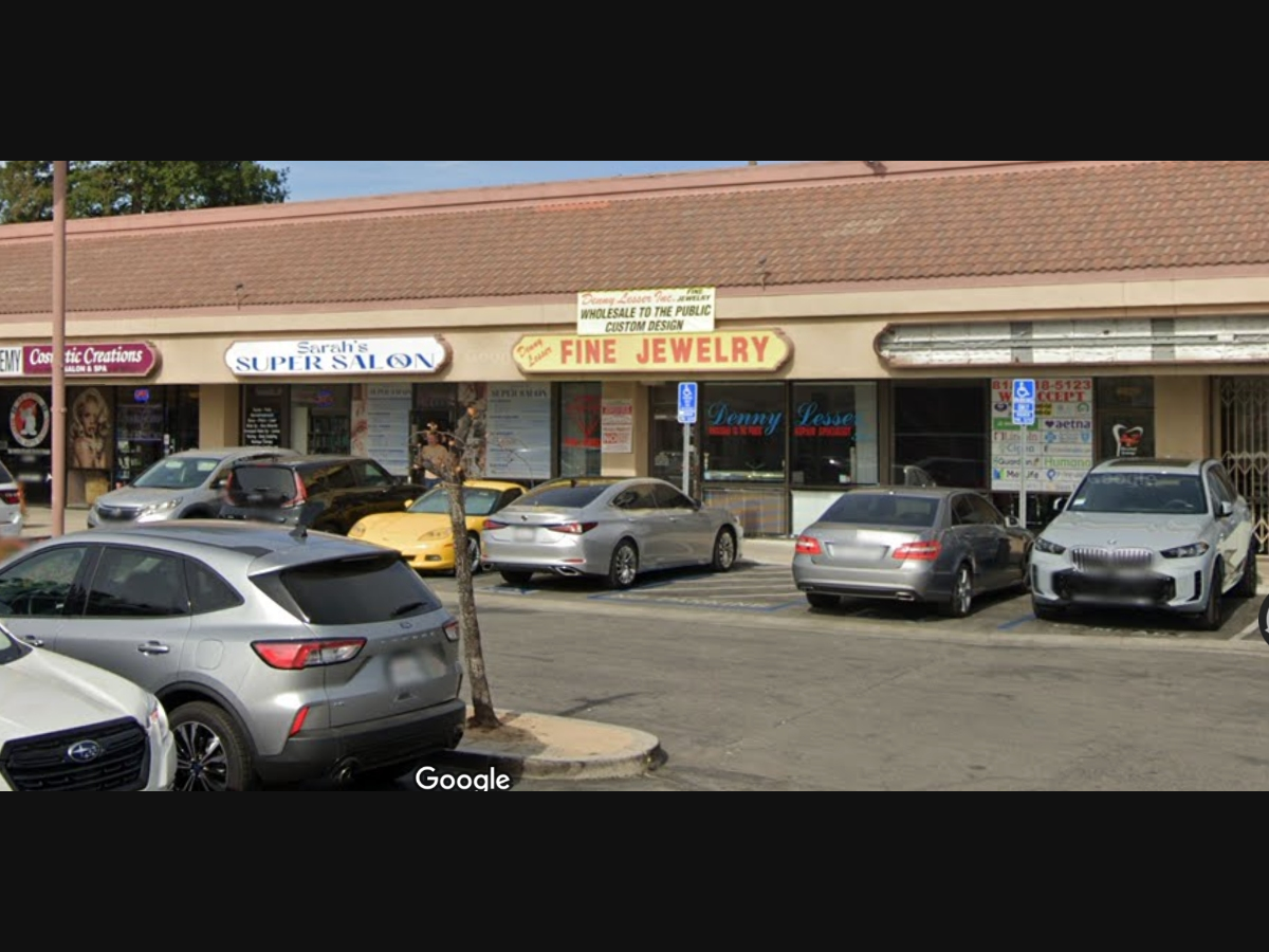 Using sledgehammers, they busted through six walls in neighboring Topanga Canyon Plaza​ shops to get to the jewelry store, KTLA​ reported.  