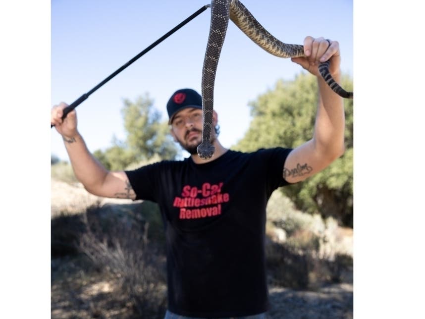 Alex Trejo owns San Diego-based So-Cal Rattlesnake Removal.