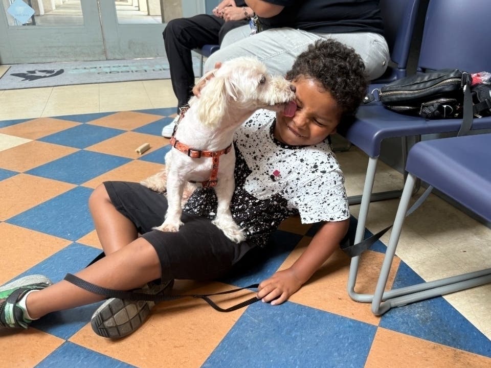Colby was reunited Wednesday afternoon with Cindy and her son Gregory. 
