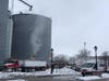 Police and fire vehicles were on the scene in Minooka after a reported grain bin accident.