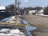 A large police presence remained Friday afternoon on Joliet's Republic Avenue.