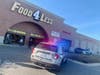 A vehicle crashed into the Crest Hill Food 4 Less store on Tuesday.