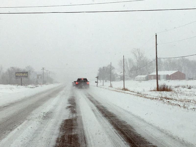 The entire Chicago area remains under a winter weather warning until 6 a.m. on Saturday.