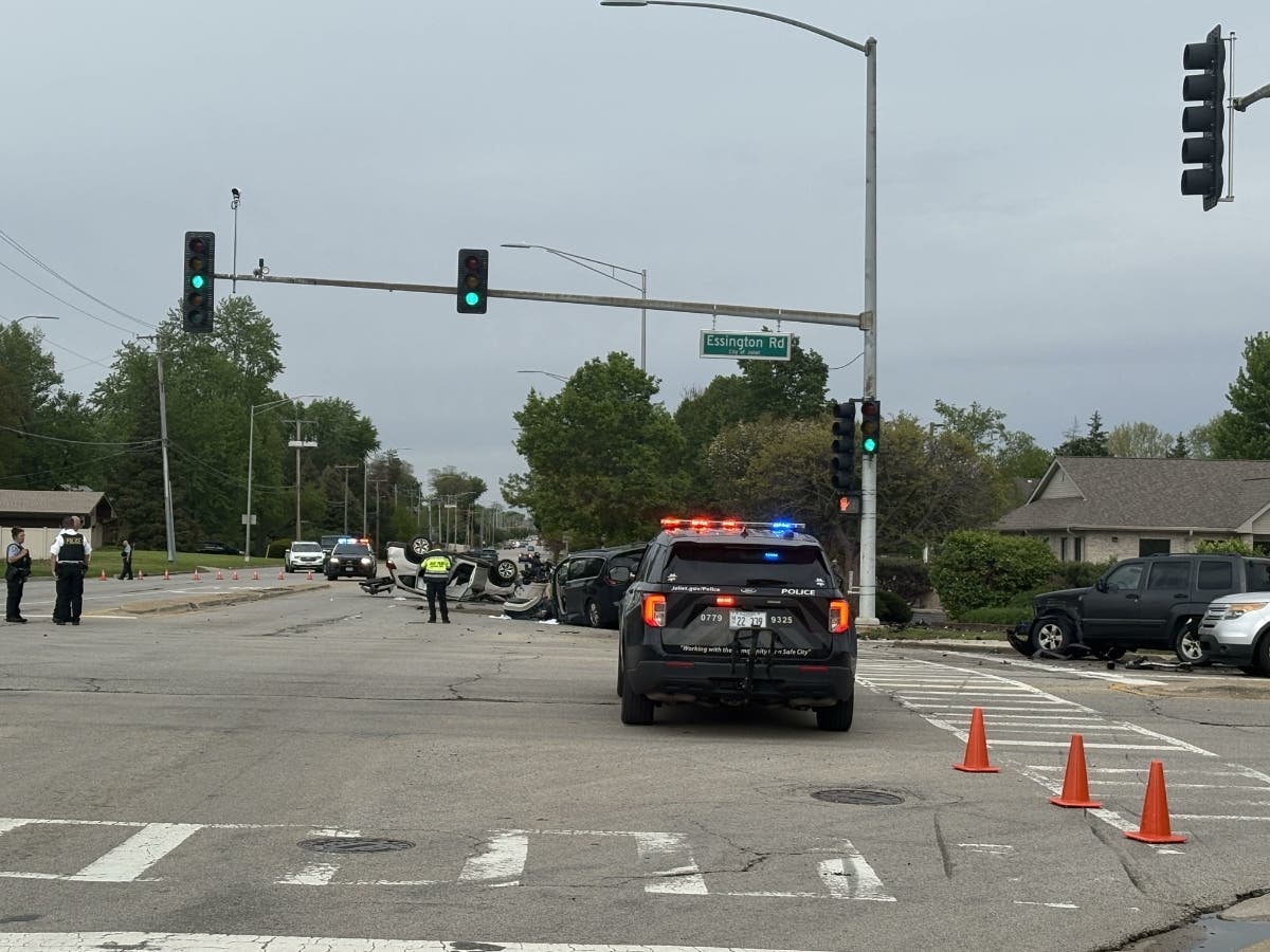 Police were responding to a major crash at Black and Essington roads on Tuesday.