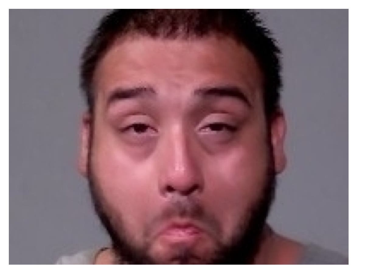 Eduardo Bedolla was taken into custody and charged with criminal damage to property and assault.