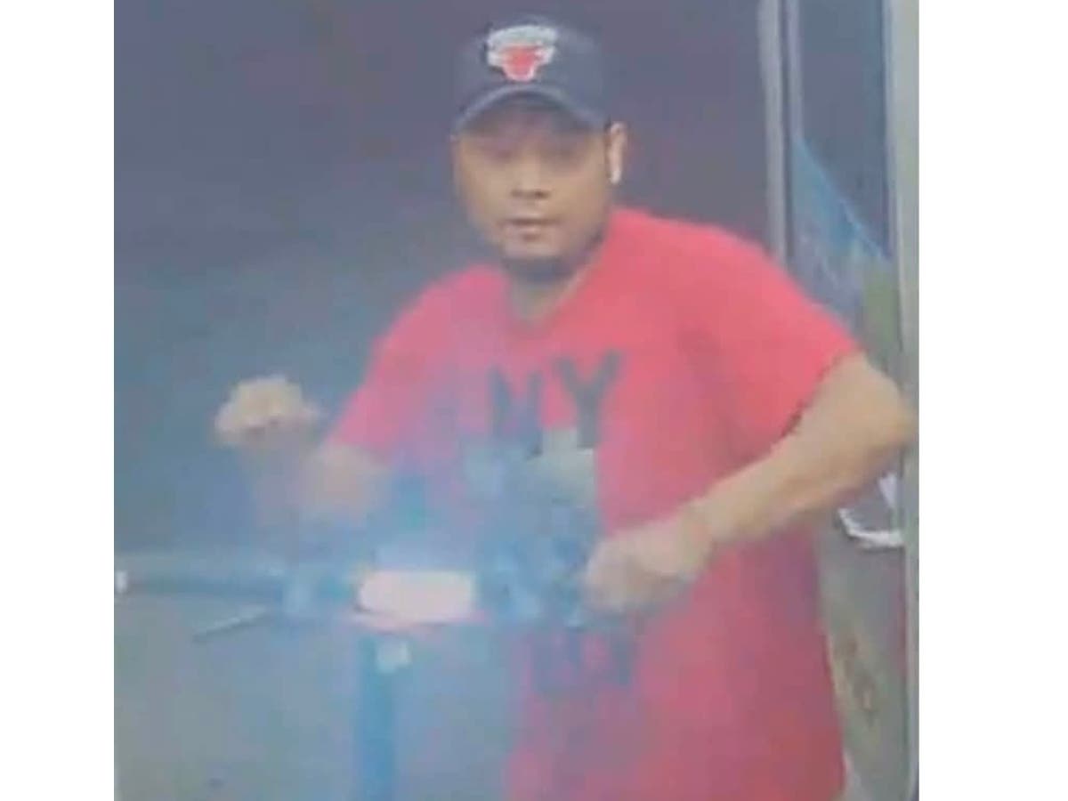 Local police say this man is wanted in connection with a sexual assault on a popular trail.
