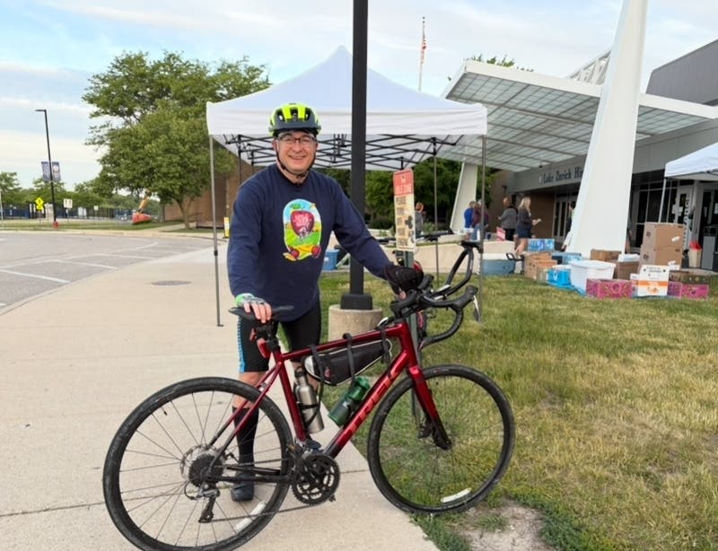 Patch journalist John Ferak was badly injured in a June 15 collision with an e-bike. 